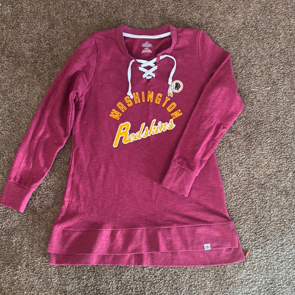 Women’s Burgundy Washington Redskins Long Sleeve Shirt